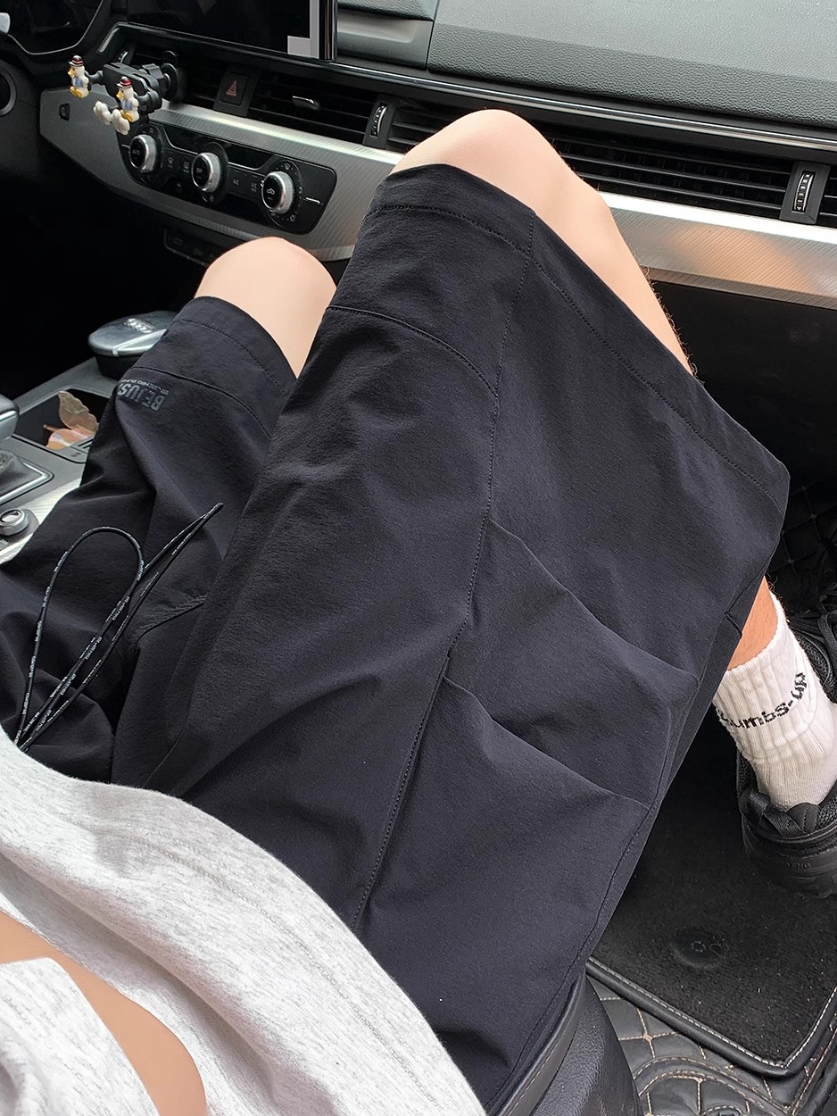 Men's Quick-Dry Cargo Shorts - American Style Loose Gray Summer Beach Shorts, Casual Tactical Five-Point Sports Shorts Men's Quick-Dry Cargo Shorts - American Style Loose Gray Summer Beach Shorts, Casual Tactical Five-Point Sports Shorts