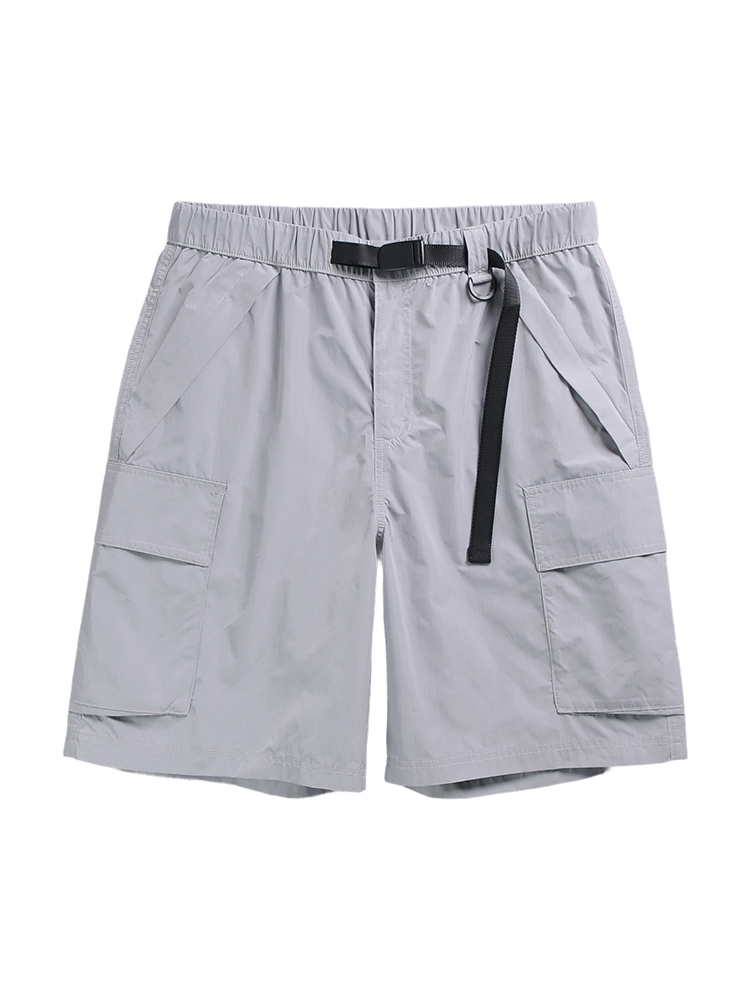 Men's Retro Pocket Design Elastic Waist Pure Cotton Shorts - Trendy Summer Five-Point Pants in Korean Style Men's Retro Pocket Design Elastic Waist Pure Cotton Shorts - Trendy Summer Five-Point Pants in Korean Style