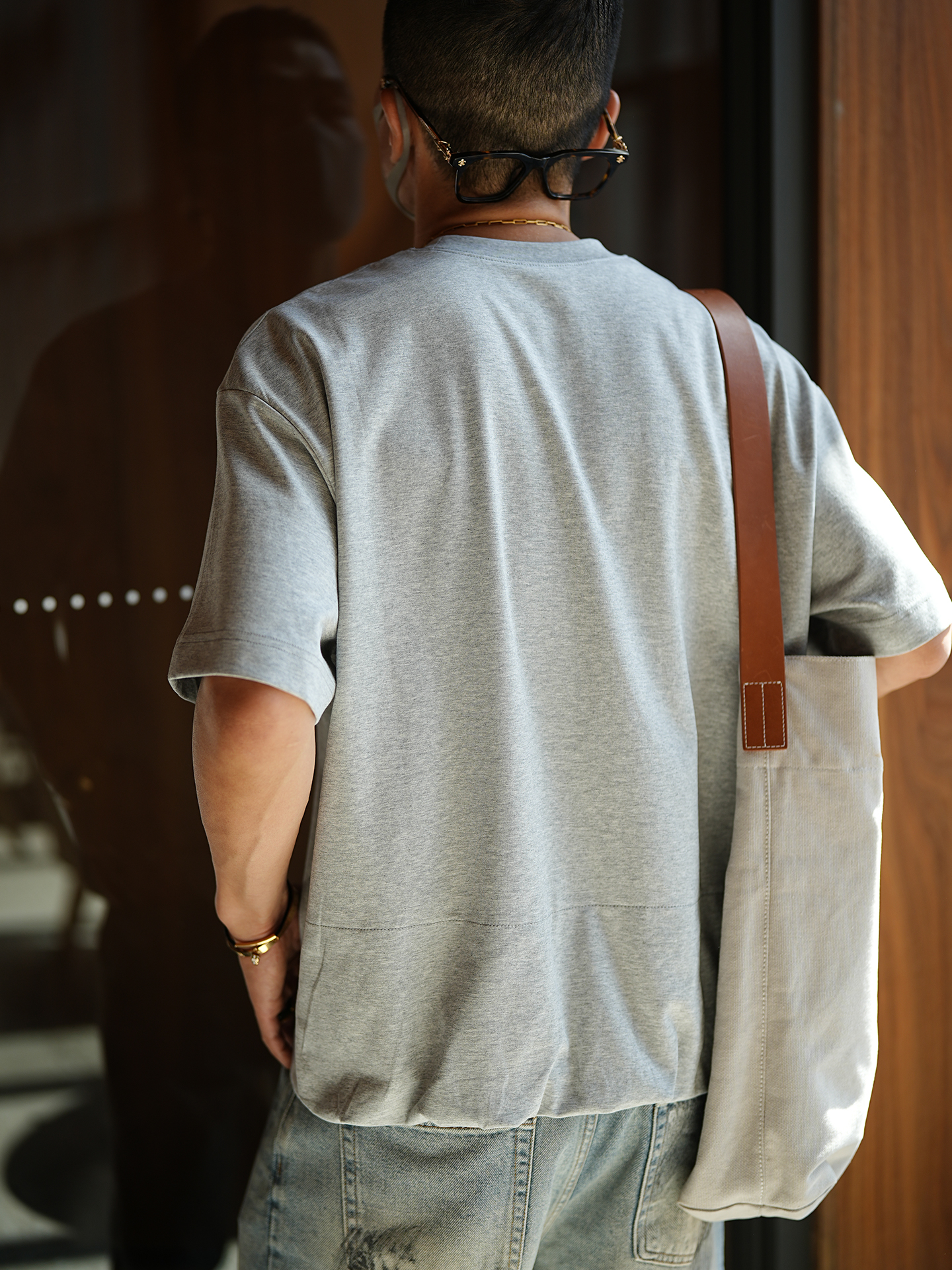 Men's Trendy Letter Print Drawstring Short Sleeve T-shirt - Summer Versatile Half Sleeve Top for Casual Style Men's Trendy Letter Print Drawstring Short Sleeve T-shirt - Summer Versatile Half Sleeve Top for Casual Style