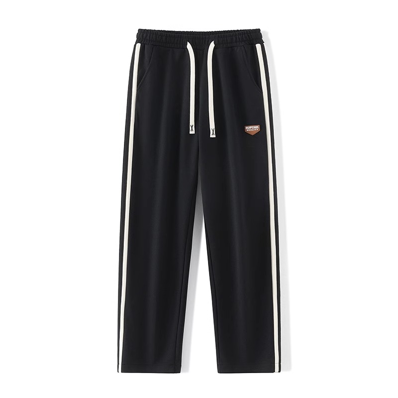 Men's Vintage Casual Loose Straight Pants, Spring & Autumn High Street Fashion Sweatpants, Retro Sports Long Trousers Men's Vintage Casual Loose Straight Pants, Spring & Autumn High Street Fashion Sweatpants, Retro Sports Long Trousers