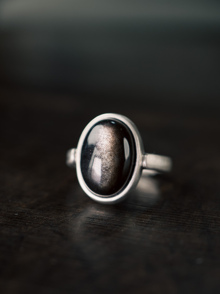 Minimalist Adjustable 925 Silver Ring for Men and Women - Natural Silver曜石 Design, Unique Unisex Fashion Jewelry Minimalist Adjustable 925 Silver Ring for Men and Women - Natural Silver曜石 Design, Unique Unisex Fashion Jewelry