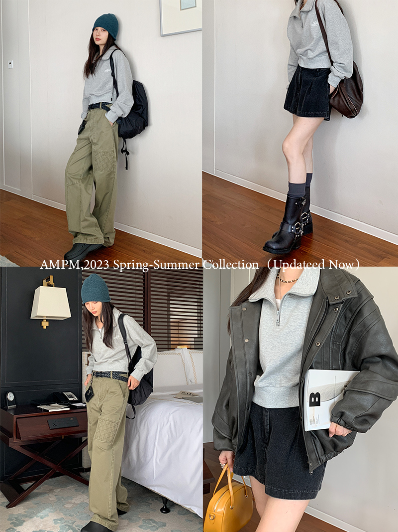 Minimalist Gray Half-Zip Sweatshirt for Women - Casual Long Sleeve Top for Autumn 2025, American Style Fashion Minimalist Gray Half-Zip Sweatshirt for Women - Casual Long Sleeve Top for Autumn 2025, American Style Fashion