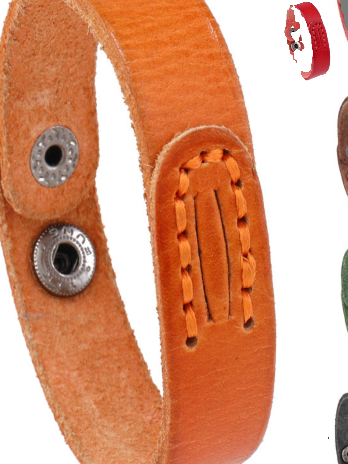 Minimalist Handmade Retro Leather Bracelet with Unique Stitched Design for Artistic Style Minimalist Handmade Retro Leather Bracelet with Unique Stitched Design for Artistic Style