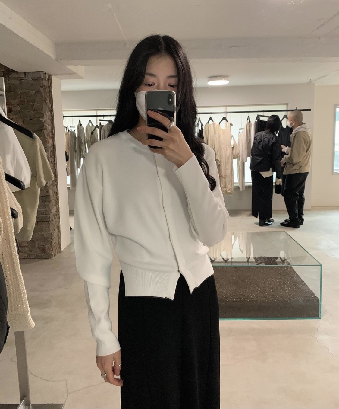 Minimalist Korean Style Tie Knitted Cardigan with Hollow Cut-Out Design - Unique Fashion Statement for Trendsetters Minimalist Korean Style Tie Knitted Cardigan with Hollow Cut-Out Design - Unique Fashion Statement for Trendsetters