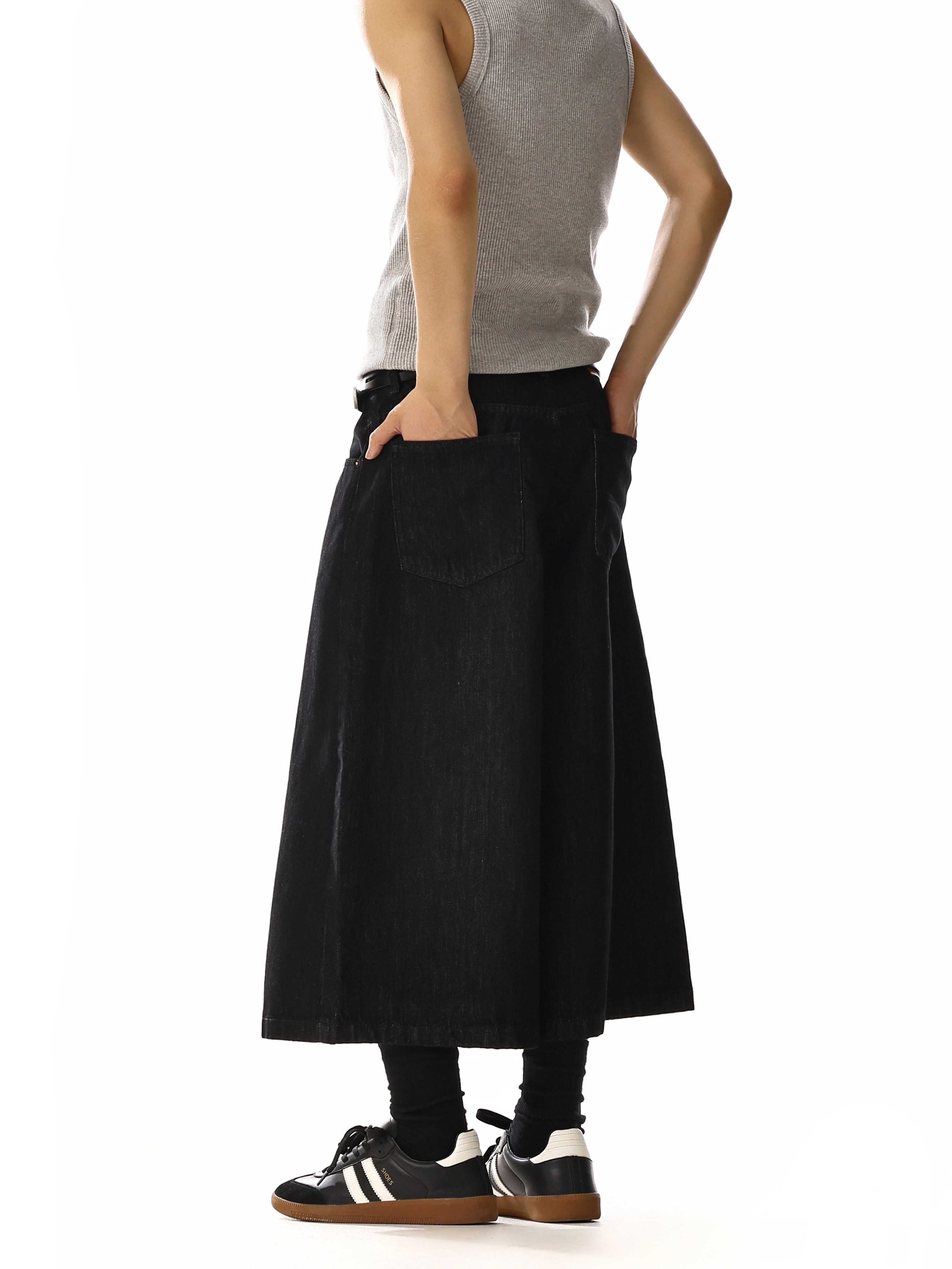 Minimalist Loose Wide-Leg Cropped Jeans for Men and Women - High Street Versatile Straight-Fit Casual Pants Minimalist Loose Wide-Leg Cropped Jeans for Men and Women - High Street Versatile Straight-Fit Casual Pants