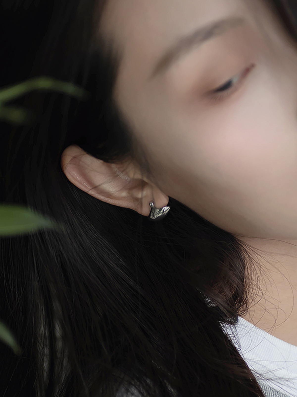 Minimalist S925 Polished Silver Round Arc Ear Studs - High-End Gold-Plated Vegetable Basket Design Fashion Earrings Minimalist S925 Polished Silver Round Arc Ear Studs - High-End Gold-Plated Vegetable Basket Design Fashion Earrings