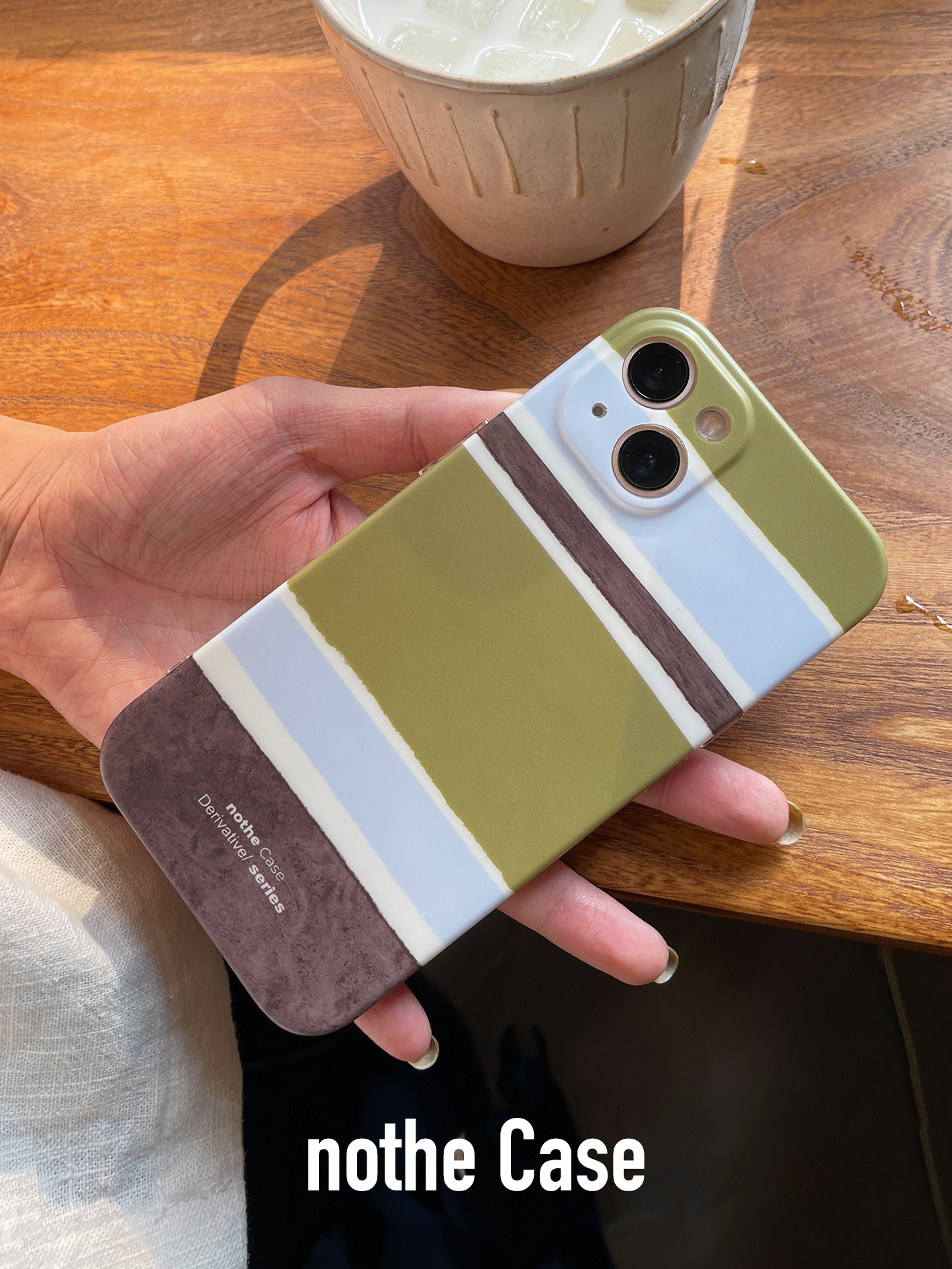 Minimalist Striped Full-Cover Phone Case for iPhone 13 Pro Max - Forest Island Design, Soft Touch, Niche Aesthetic Minimalist Striped Full-Cover Phone Case for iPhone 13 Pro Max - Forest Island Design, Soft Touch, Niche Aesthetic