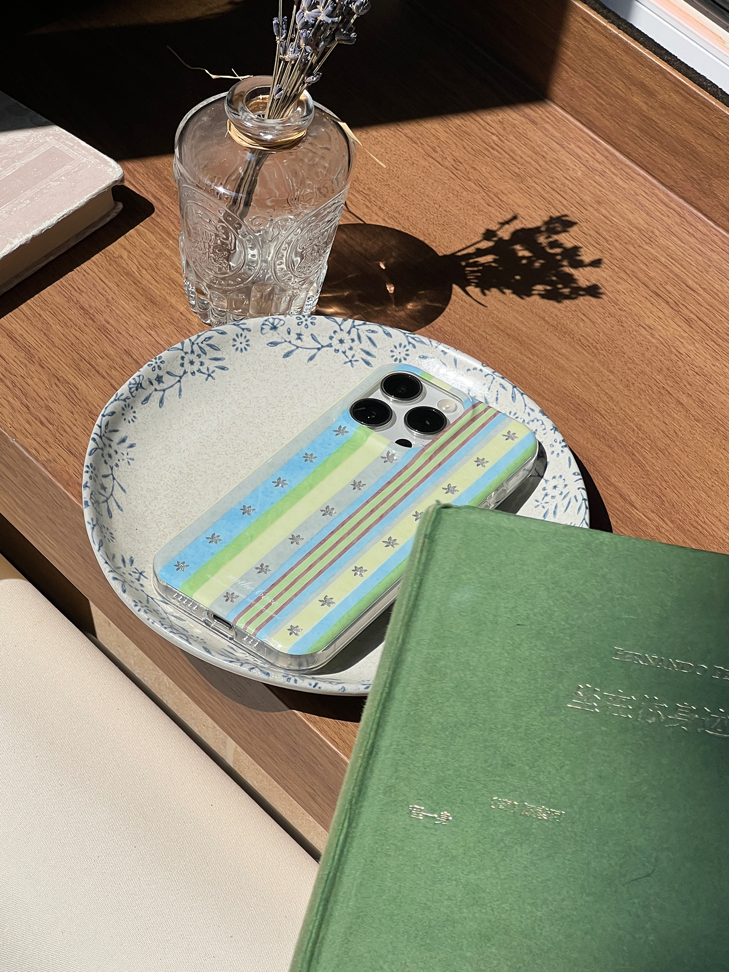 Minimalist Summer Phone Case for iPhone 16 Pro Max - Refreshing INS Style Qingmei Shabing Design Minimalist Summer Phone Case for iPhone 16 Pro Max - Refreshing INS Style Qingmei Shabing Design