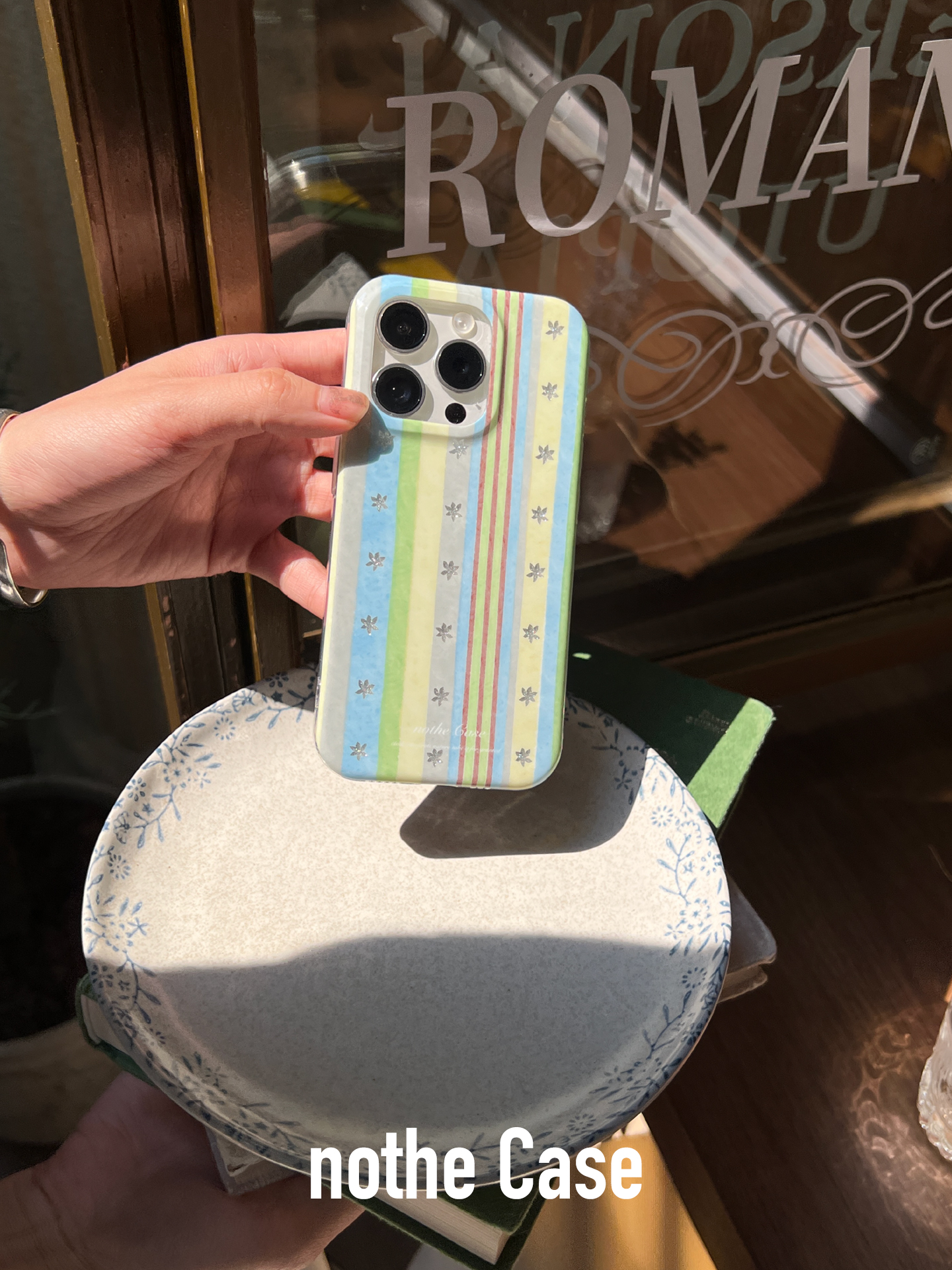 Minimalist Summer Phone Case for iPhone 16 Pro Max - Refreshing INS Style Qingmei Shabing Design Minimalist Summer Phone Case for iPhone 16 Pro Max - Refreshing INS Style Qingmei Shabing Design