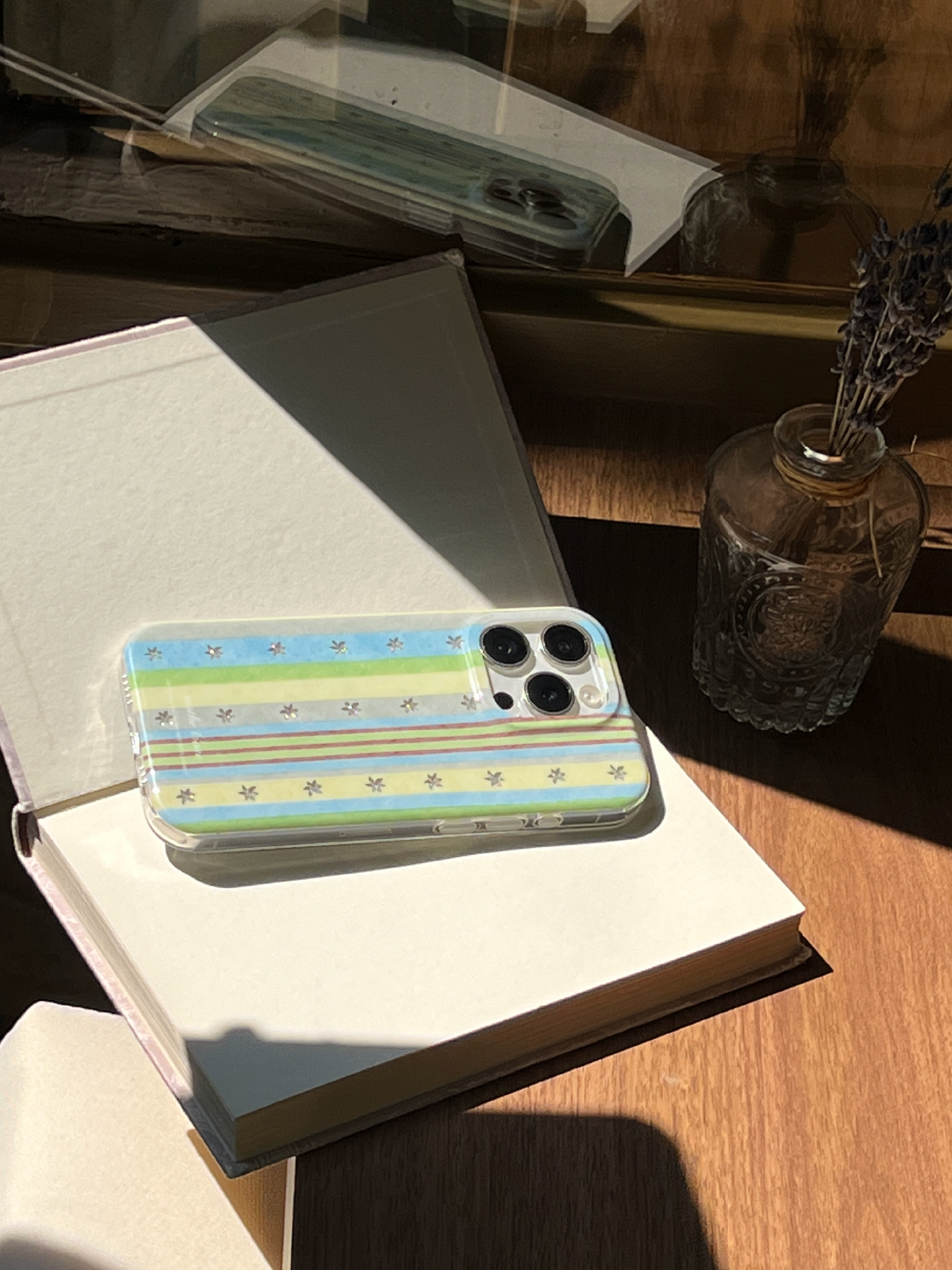 Minimalist Summer Phone Case for iPhone 16 Pro Max - Refreshing INS Style Qingmei Shabing Design Minimalist Summer Phone Case for iPhone 16 Pro Max - Refreshing INS Style Qingmei Shabing Design