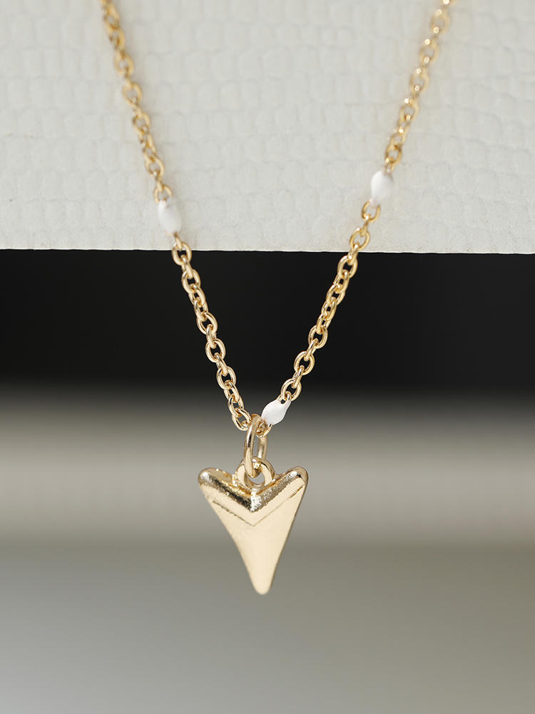 Minimalist Triangular Arrow Necklace - Exquisite Clavicle Chain Jewelry for Women, Perfect Gift for Best Friends Minimalist Triangular Arrow Necklace - Exquisite Clavicle Chain Jewelry for Women, Perfect Gift for Best Friends