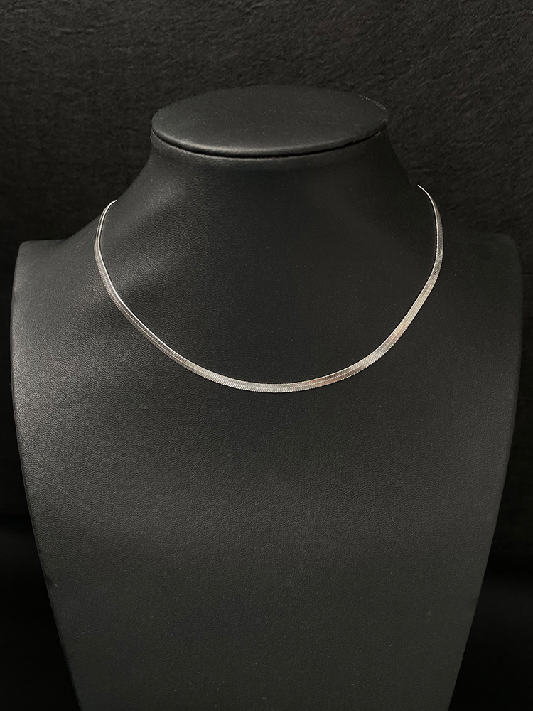 Minimalist Versatile Snake Chain Necklace for Women - Titanium Steel, Colorfast Snake Bone Design, Chic Clavicle Chain Accessory Minimalist Versatile Snake Chain Necklace for Women - Titanium Steel, Colorfast Snake Bone Design, Chic Clavicle Chain Accessory