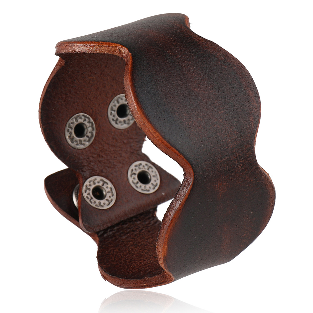 Minimalist Vintage Leather Bracelet - Creative Fashion Accessory for Stylish Looks Minimalist Vintage Leather Bracelet - Creative Fashion Accessory for Stylish Looks