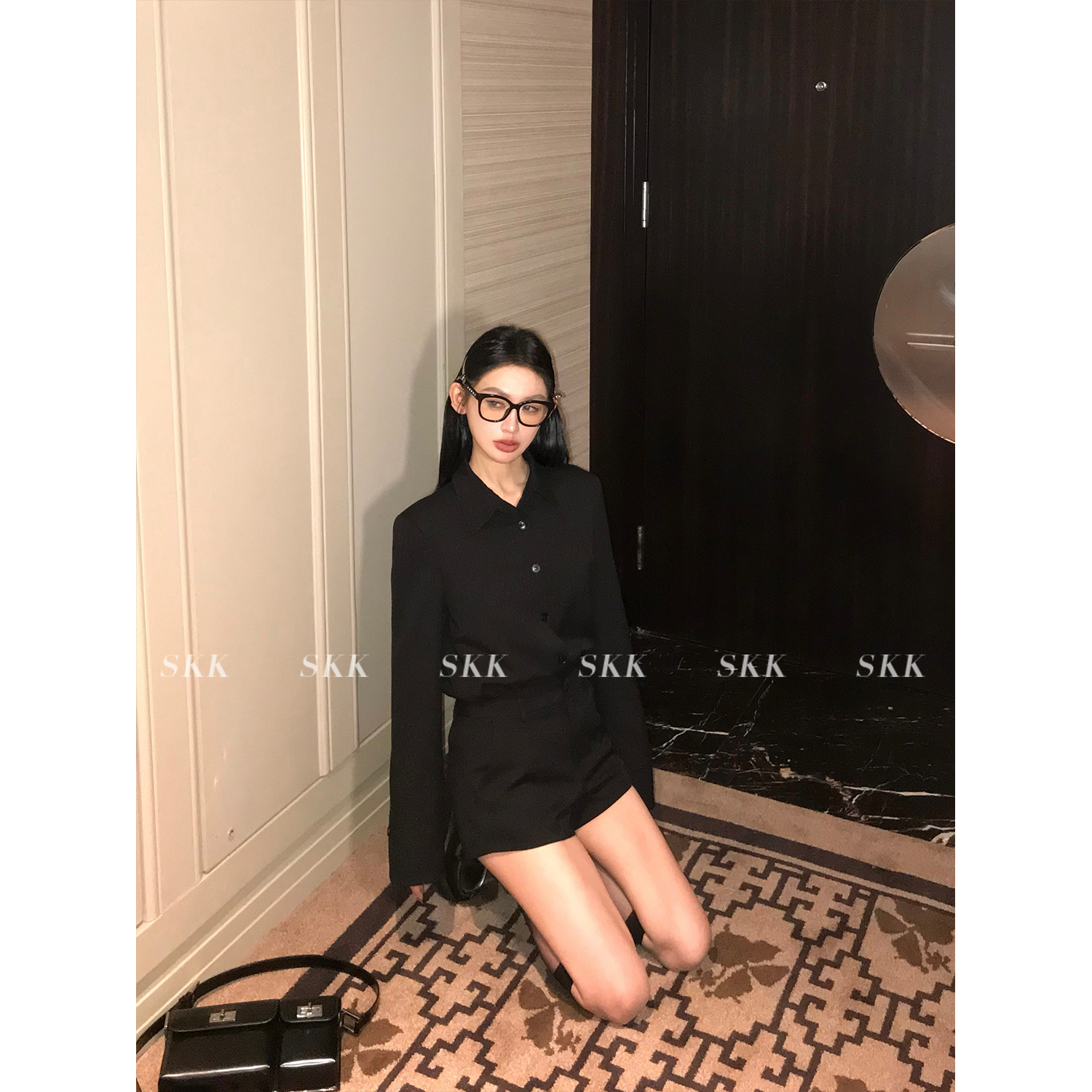 Modern Chinese Style Shirt Jacket & Shorts Set - Casual Spring Outfit for Women, High Weight Fashion Suit Modern Chinese Style Shirt Jacket & Shorts Set - Casual Spring Outfit for Women, High Weight Fashion Suit