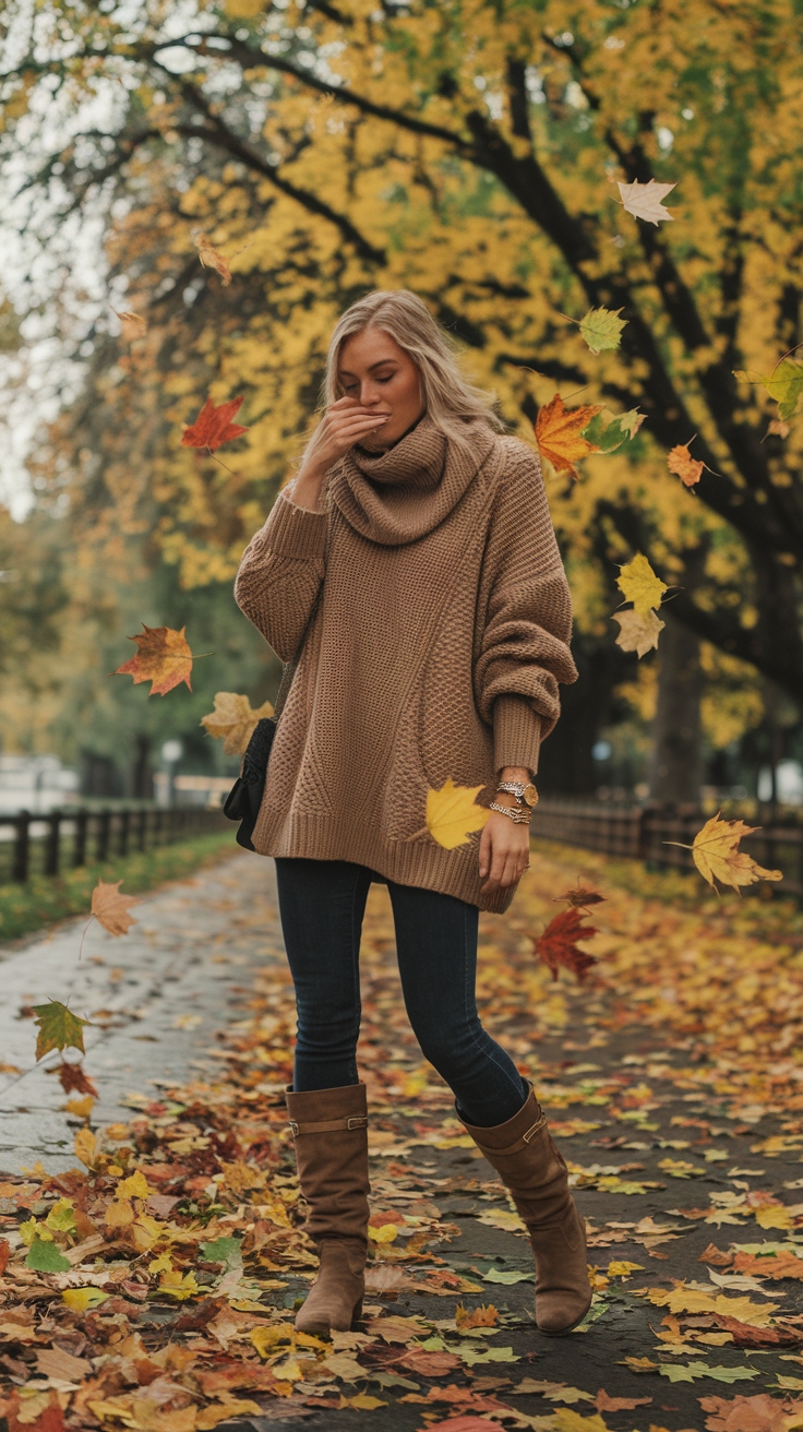 Moto Boots Outfit Fall: Stylish Comfort for Autumn outfit idea