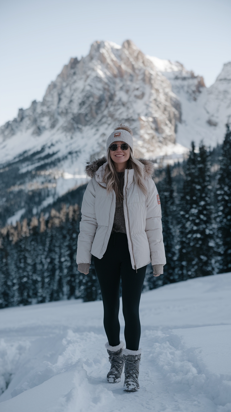 Cozy Mountain Trip Outfit Winter Essentials outfit idea