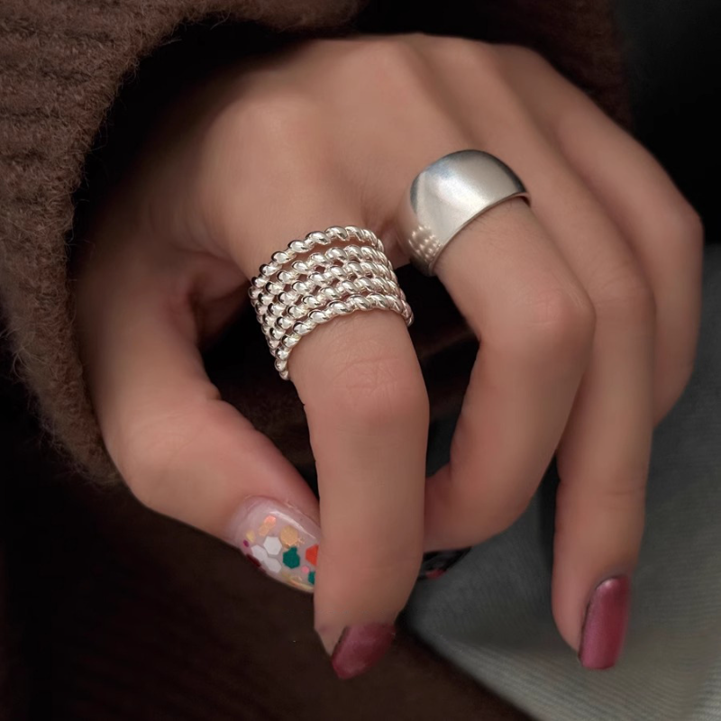 Multi-Layer Twisted Open Ring for Women - High-End Minimalist Design, Versatile Casual Style, 2025 Trend Multi-Layer Twisted Open Ring for Women - High-End Minimalist Design, Versatile Casual Style, 2025 Trend