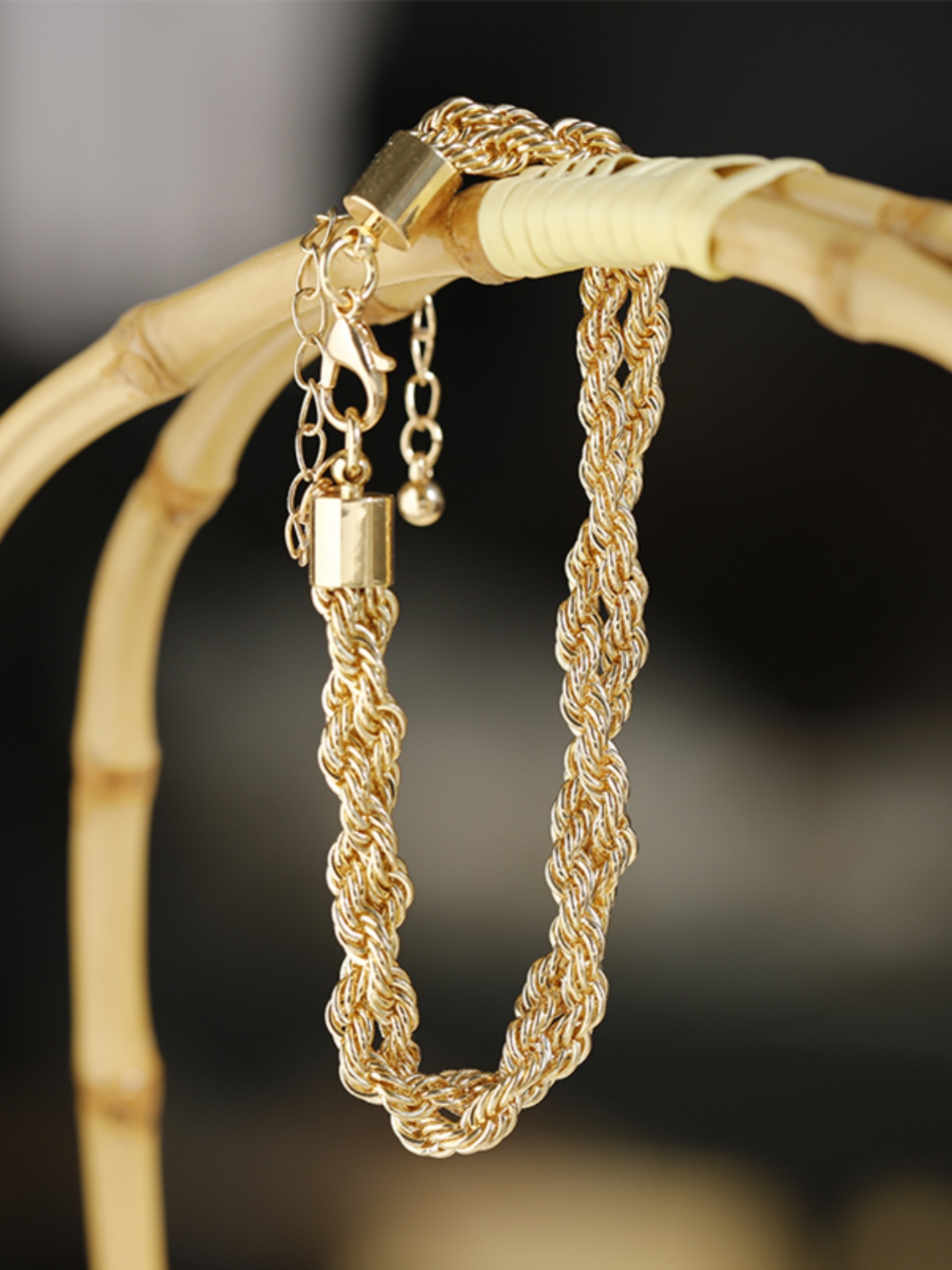 Multi-Layered Twisted Chain Bracelet for Women - Versatile European and American Style Jewelry for Daily Wear