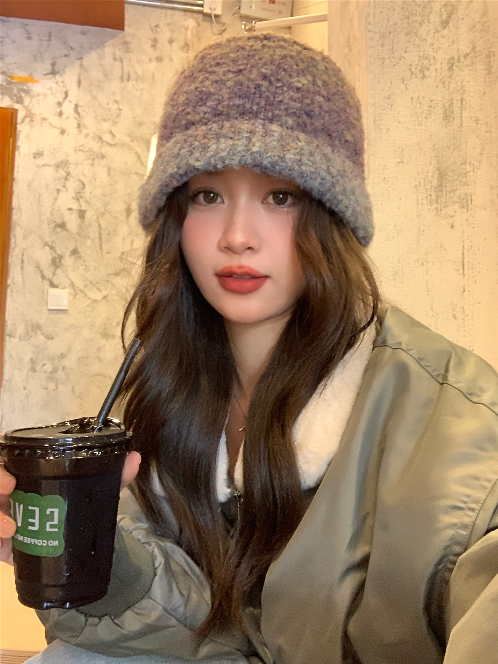 Multicolor Circle Wool Knitted Bucket Fisherman Hat for Women and Men - Casual Autumn Winter Korean Style Multicolor Circle Wool Knitted Bucket Fisherman Hat for Women and Men - Casual Autumn Winter Korean Style