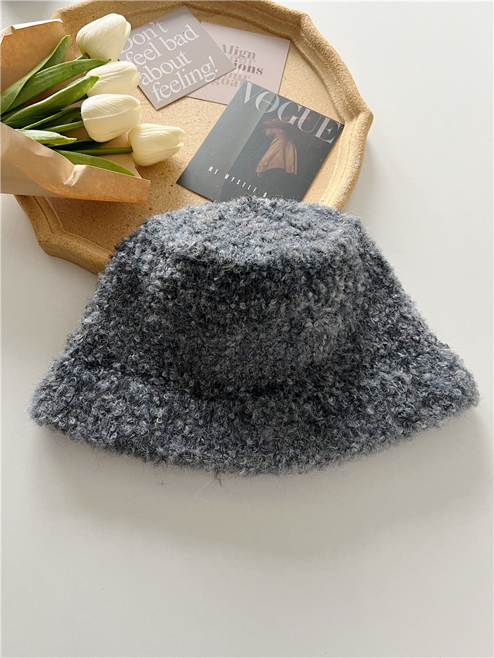 Multicolor Circle Wool Knitted Bucket Fisherman Hat for Women and Men - Casual Autumn Winter Korean Style Multicolor Circle Wool Knitted Bucket Fisherman Hat for Women and Men - Casual Autumn Winter Korean Style