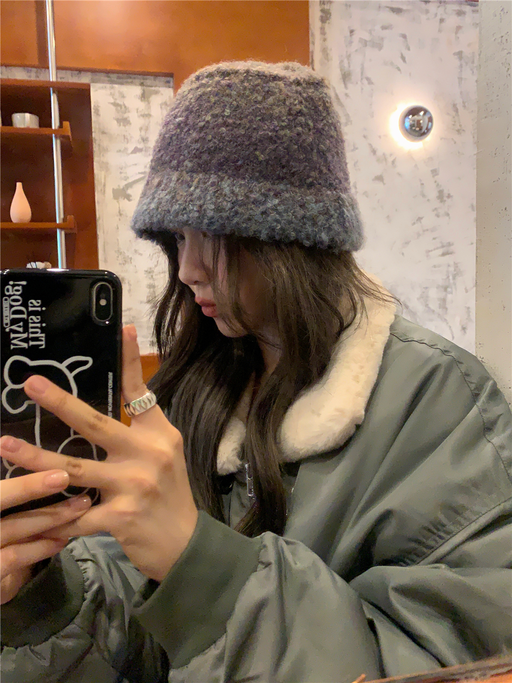 Multicolor Circle Wool Knitted Bucket Fisherman Hat for Women and Men - Casual Autumn Winter Korean Style Multicolor Circle Wool Knitted Bucket Fisherman Hat for Women and Men - Casual Autumn Winter Korean Style