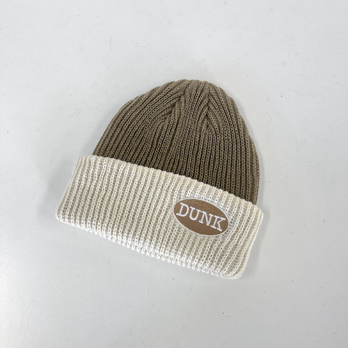 Multicolor Knitted Hat - Korean Style Autumn Winter DUNK Cold Weather Beanie - Trendy Dongdaemun Fashion Accessory Multicolor Knitted Hat - Korean Style Autumn Winter DUNK Cold Weather Beanie - Trendy Dongdaemun Fashion Accessory