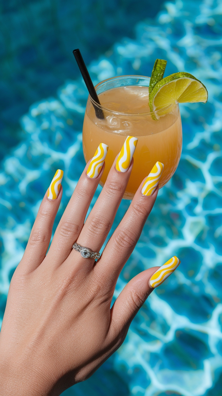 nail art ete 2020 outfit idea