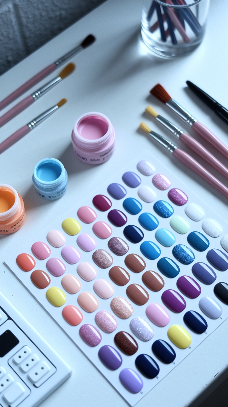 nail art practice sheet outfit idea