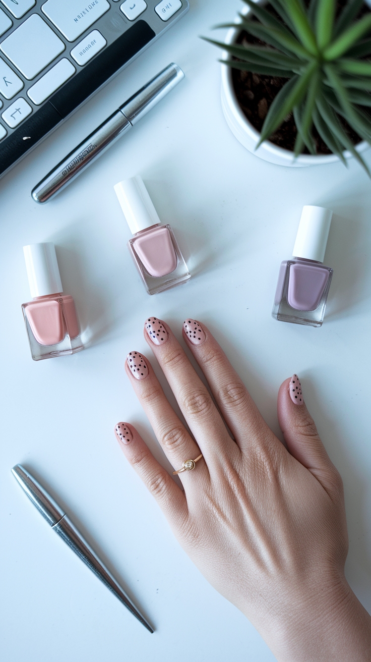 nail art simple design outfit idea