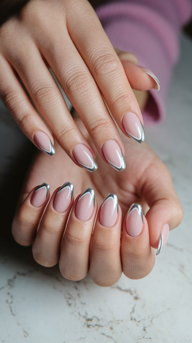nail design french tip outfit idea