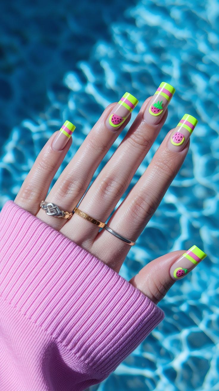 nail ideas for summer outfit idea