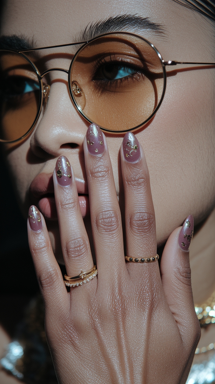 nail ideas short almond outfit idea