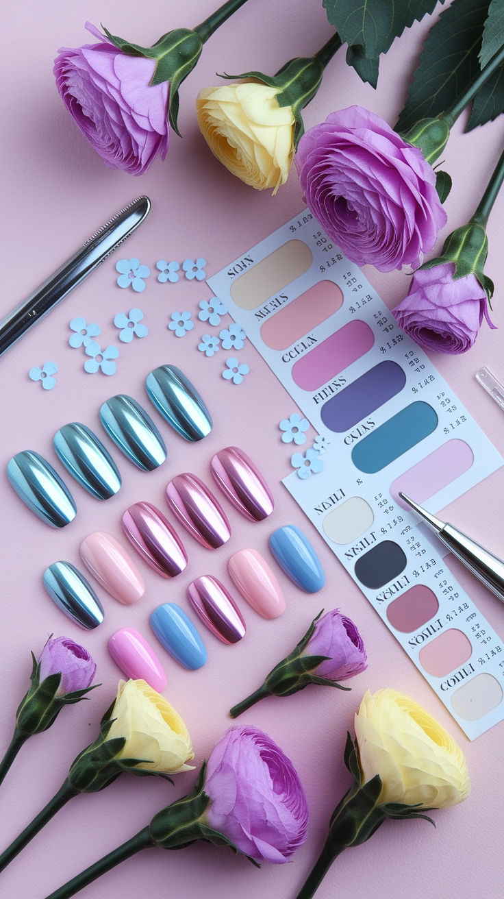 nail trends 2025 spring outfit idea