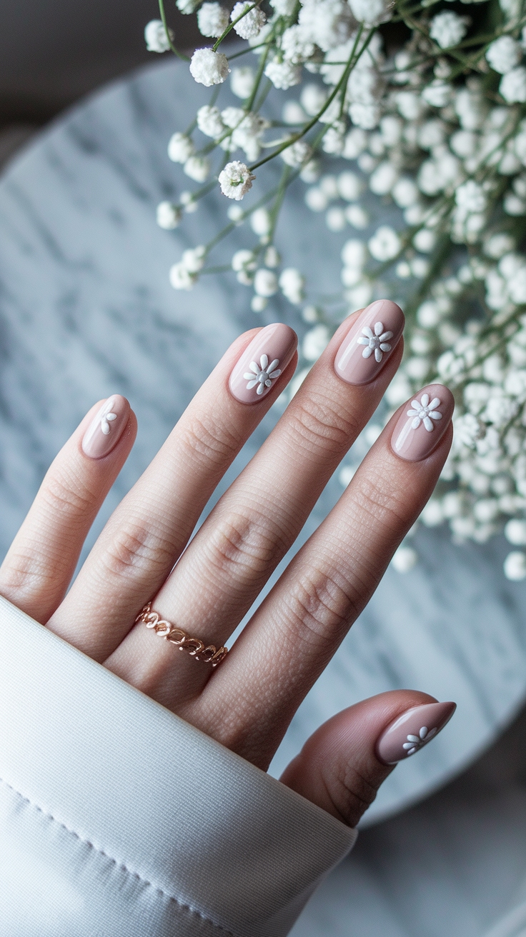 natural nail designs short