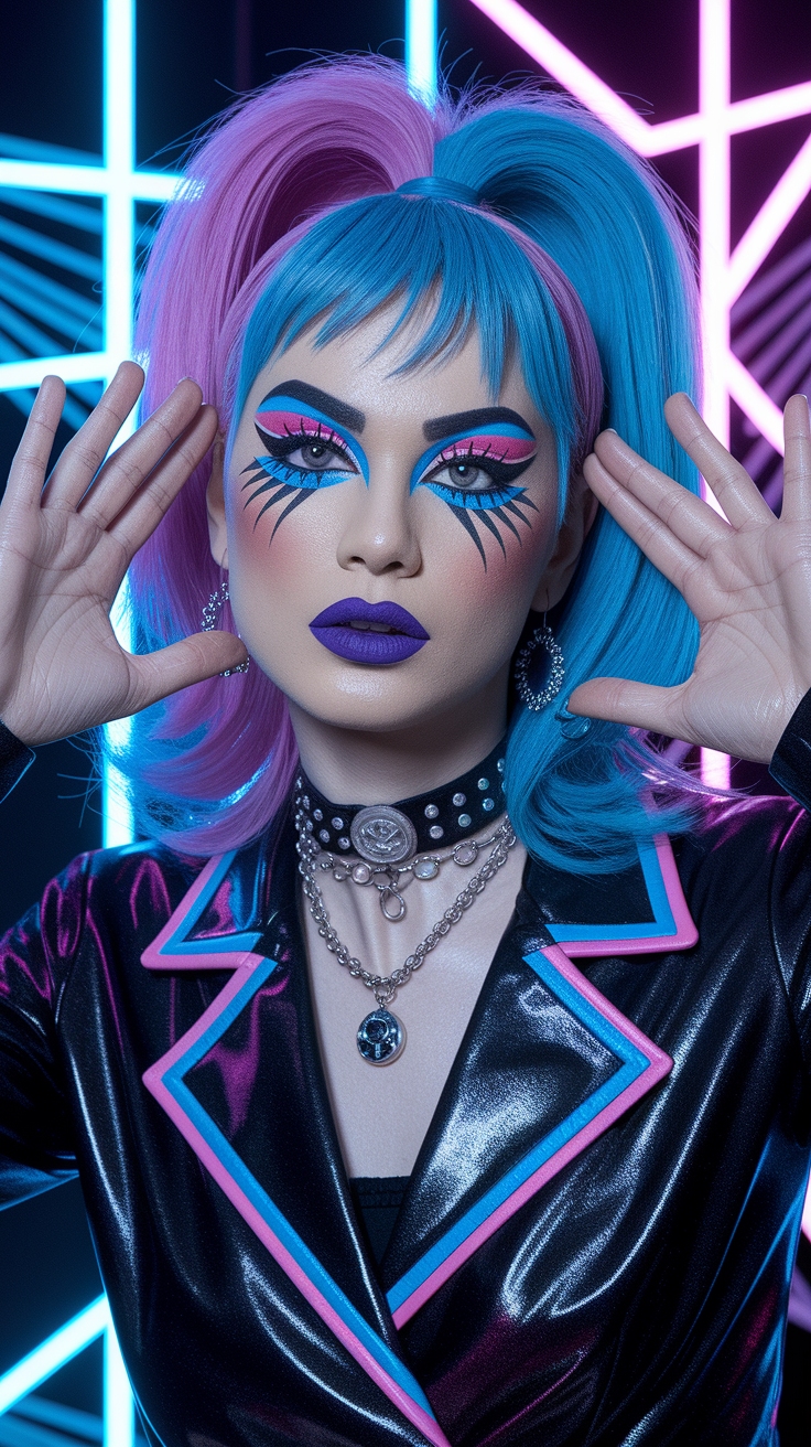 Bold New Wave Make Up Trends to Try This Season outfit idea