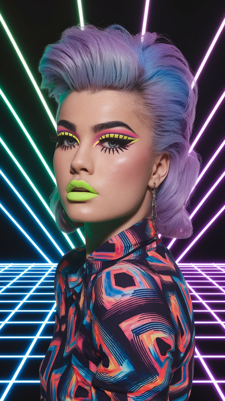 New Wave Makeup 80s: Must-Have Products outfit idea