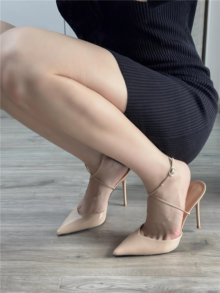 Nude High Heels for Women - 2025 Summer Cross-Strap Stiletto Sandals, Pointed Sexy Goddess Shoes, Trendy Summer Footwear Nude High Heels for Women - 2025 Summer Cross-Strap Stiletto Sandals, Pointed Sexy Goddess Shoes, Trendy Summer Footwear