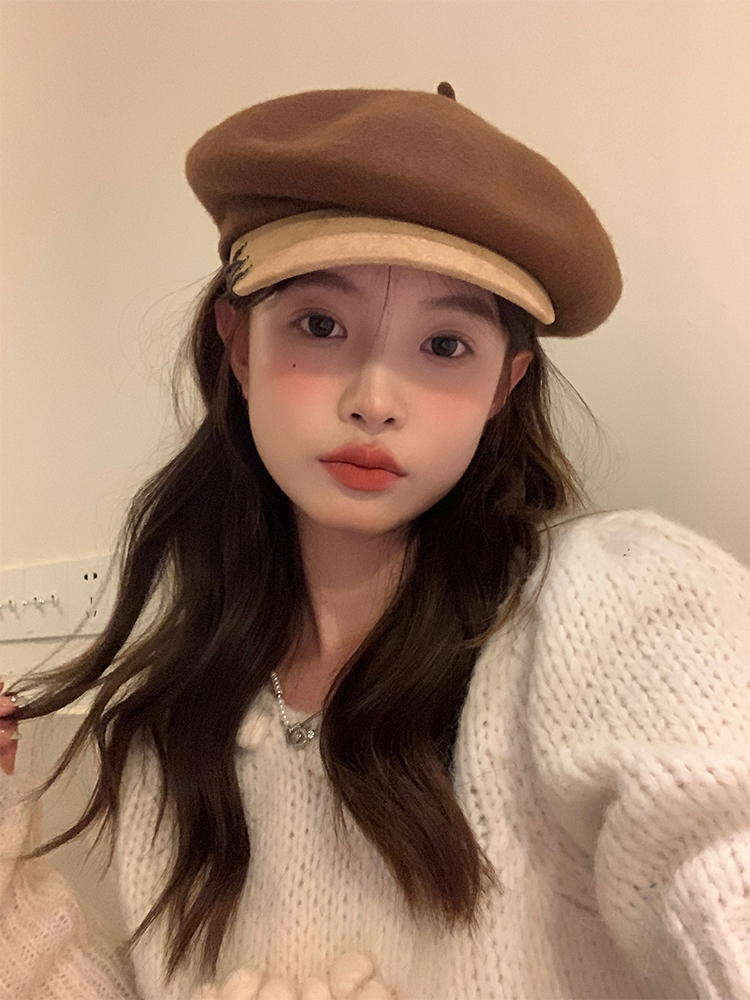 Octagonal Woolen Duckbill Beret Hat for Women - Brimmed Painter's Style, New 2025 Fashion, Trendy and Chic Accessory Octagonal Woolen Duckbill Beret Hat for Women - Brimmed Painter's Style, New 2025 Fashion, Trendy and Chic Accessory