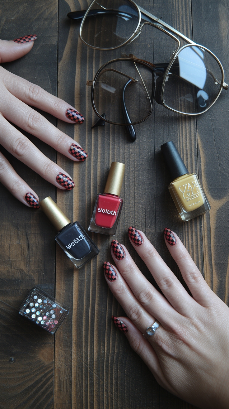 old school nail designs outfit idea