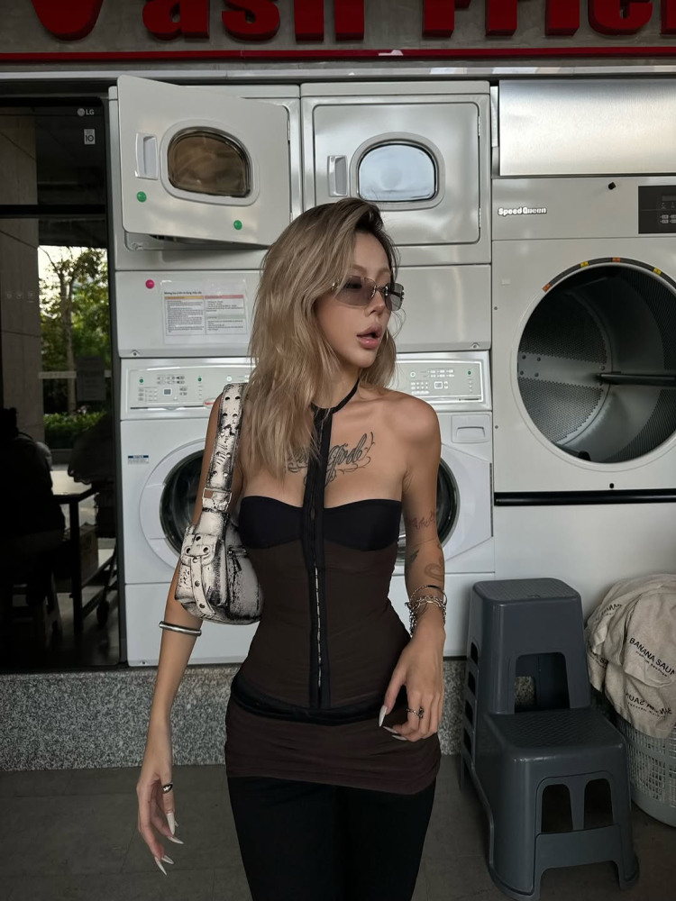 One-Shoulder Strapless Bodycon Dress for Women - Sexy Slim Fit Halter Summer Dress in European and American Style 2025 One-Shoulder Strapless Bodycon Dress for Women - Sexy Slim Fit Halter Summer Dress in European and American Style 2025