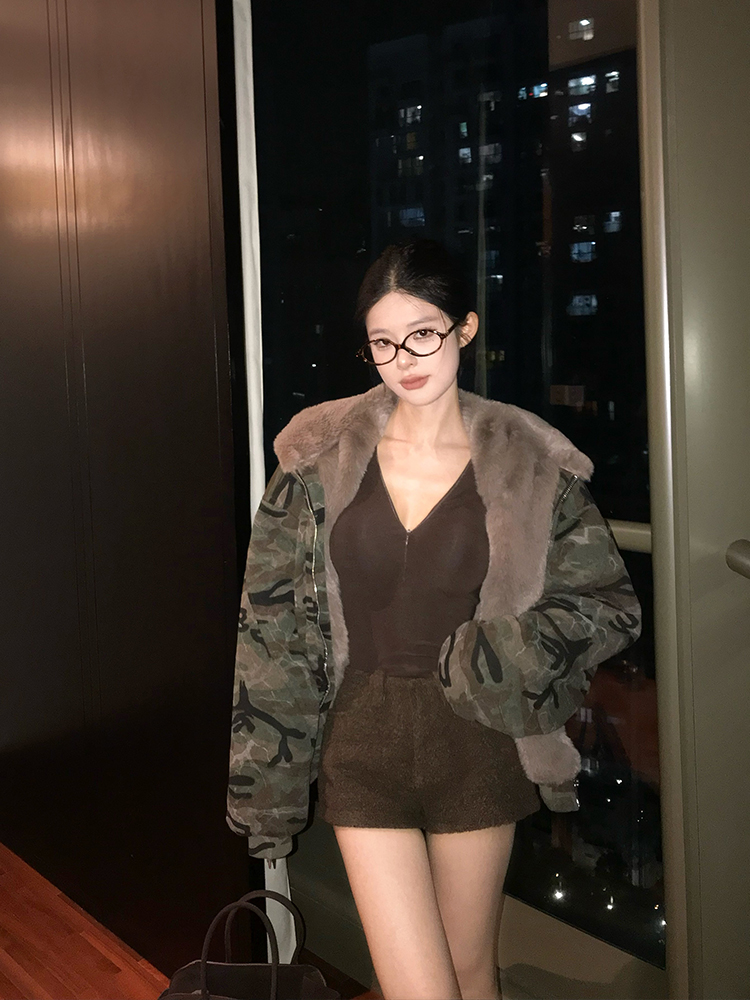 One-Shoulder V-Neck Long Sleeve T-Shirt with Two-Way Zipper, Slim Fit Base Layer Top for Women, Autumn Winter Fashion