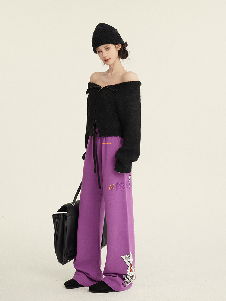 One-Shoulder Zipper Knitted Cardigan in Greek Aesthetics - Slimming Sweater Coat for Y2K and Korean Style Fashion One-Shoulder Zipper Knitted Cardigan in Greek Aesthetics - Slimming Sweater Coat for Y2K and Korean Style Fashion