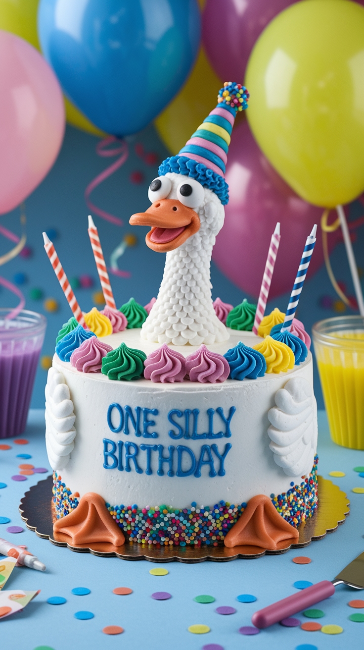 One Silly Goose Birthday Cake: A Fun Celebration Idea outfit idea