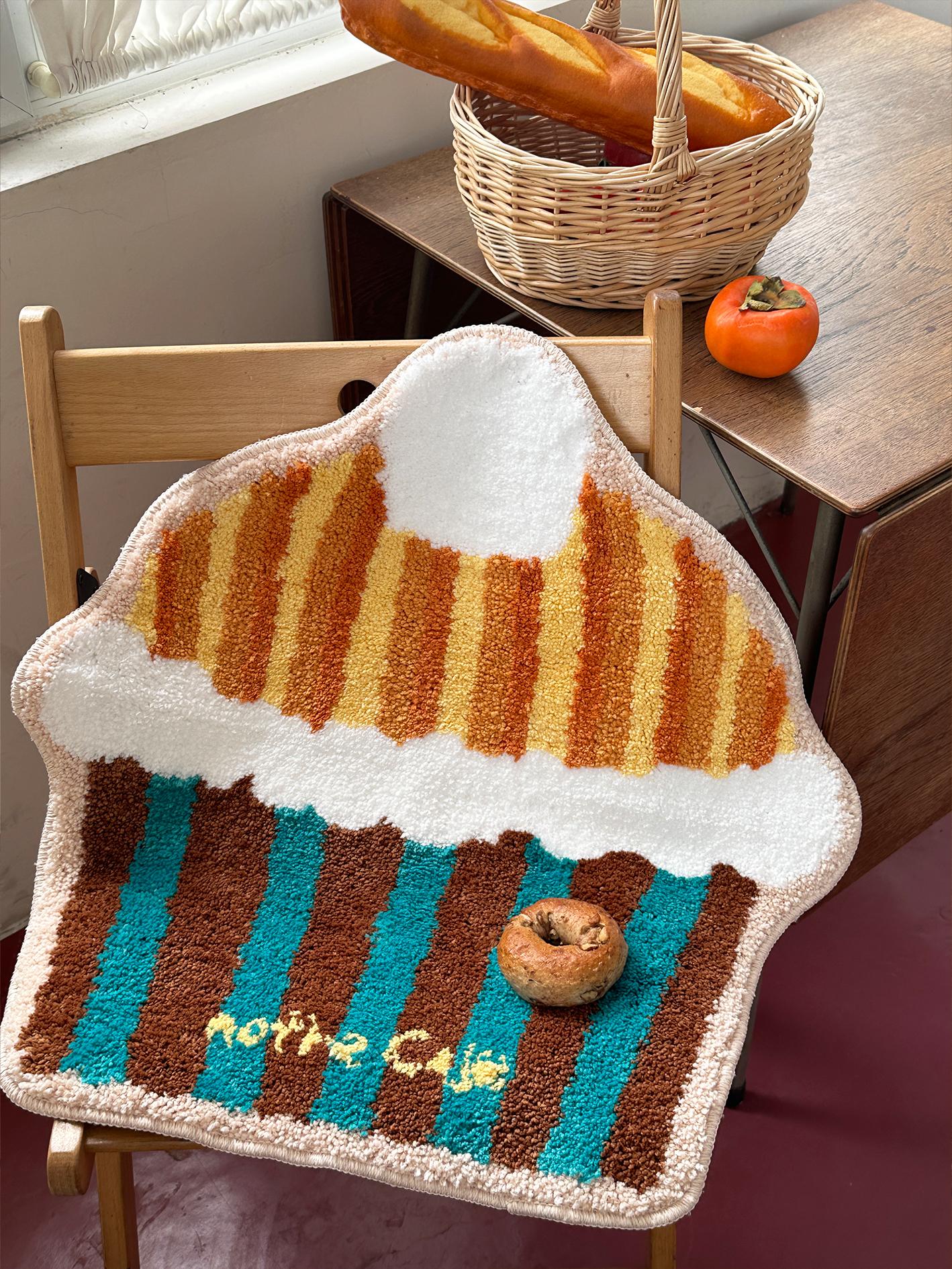 Orange Muffin Cute Plush Carpet Door Mat - Soft, Original Design for Home Decor, Cozy Entryway Accent Orange Muffin Cute Plush Carpet Door Mat - Soft, Original Design for Home Decor, Cozy Entryway Accent