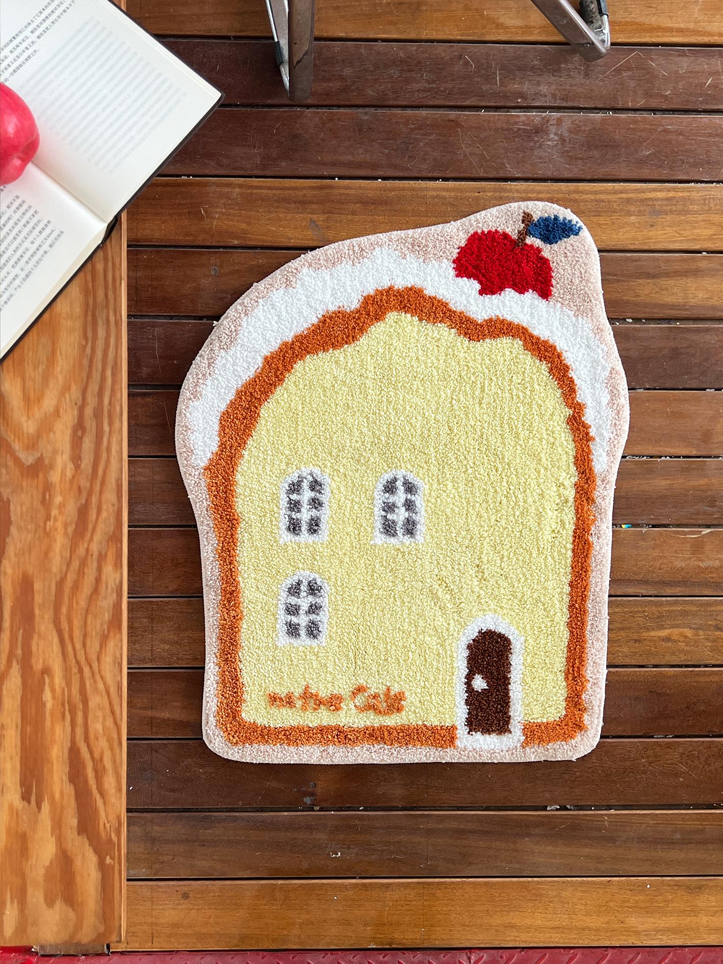 Orange Muffin Cute Plush Carpet Door Mat - Soft, Original Design for Home Decor, Cozy Entryway Accent Orange Muffin Cute Plush Carpet Door Mat - Soft, Original Design for Home Decor, Cozy Entryway Accent