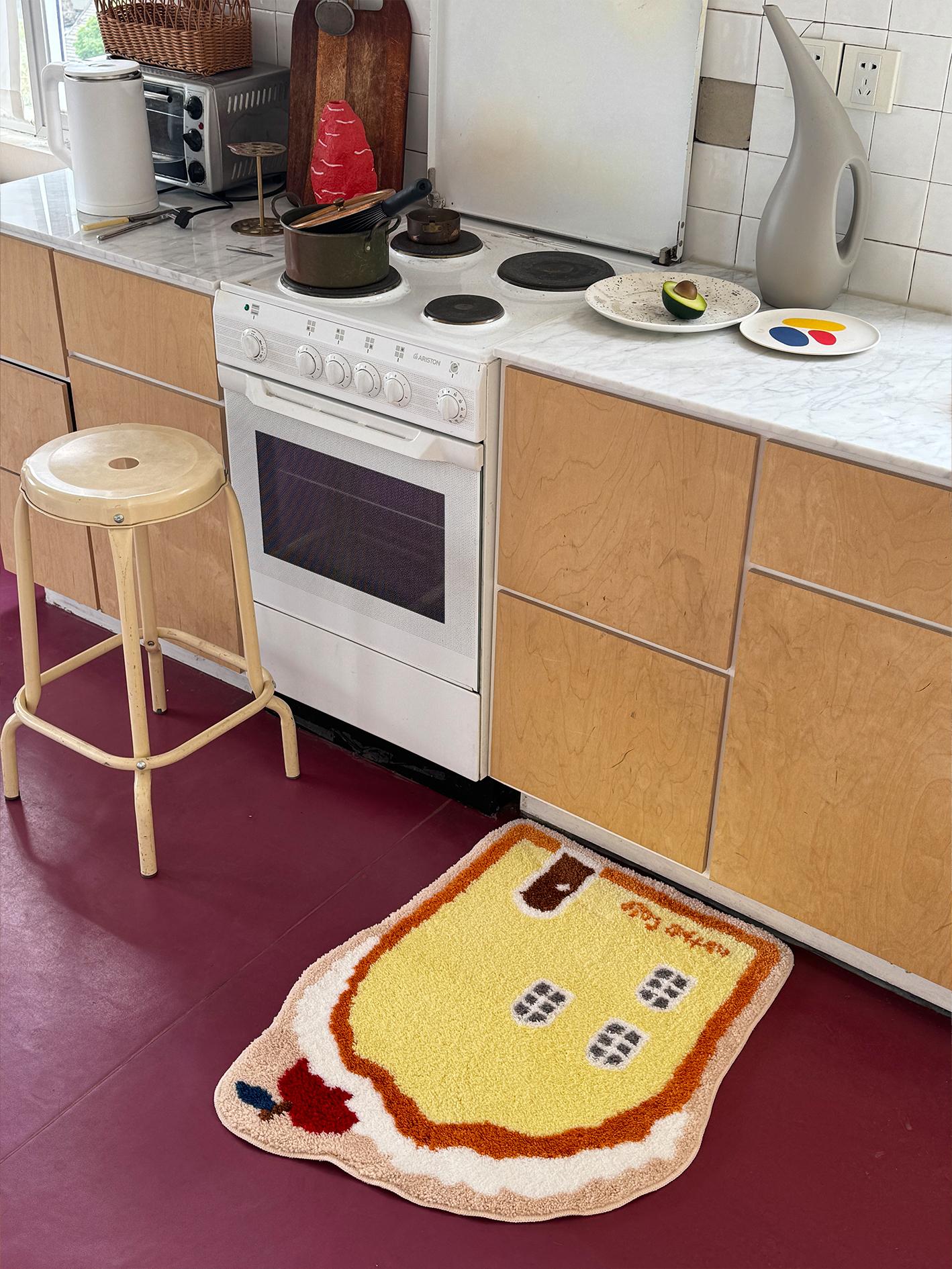 Orange Muffin Cute Plush Carpet Door Mat - Soft, Original Design for Home Decor, Cozy Entryway Accent Orange Muffin Cute Plush Carpet Door Mat - Soft, Original Design for Home Decor, Cozy Entryway Accent