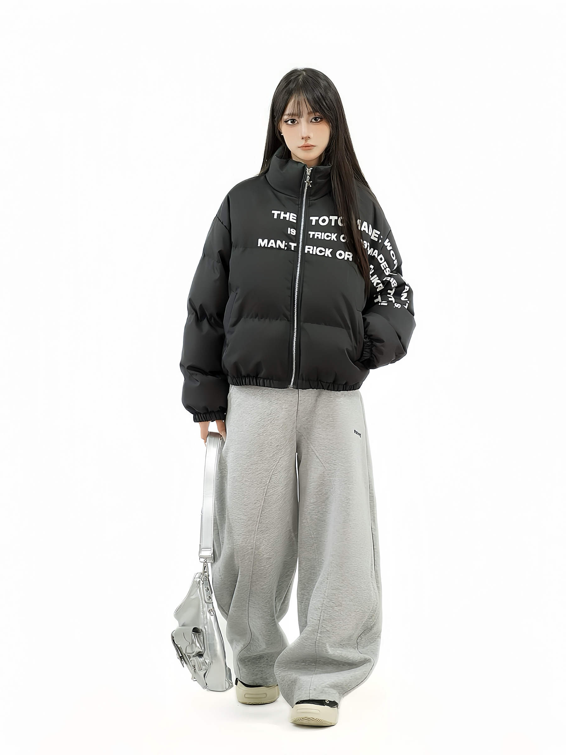 Oversized American Sports Wide-Leg Pants - Unisex Curved Blade Design, Simple Solid Color Casual Floor-Length Style Oversized American Sports Wide-Leg Pants - Unisex Curved Blade Design, Simple Solid Color Casual Floor-Length Style