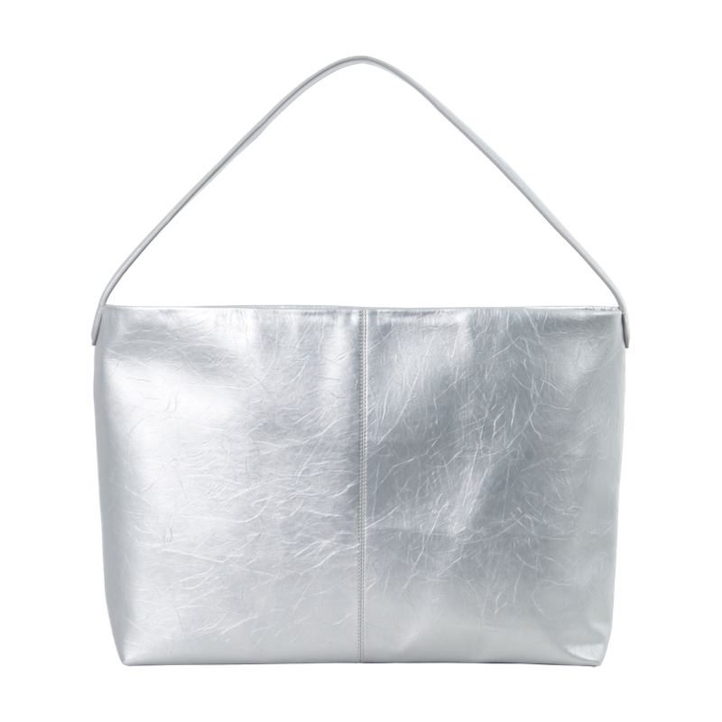 Oversized Leather Crossbody Bag with Big Pockets - Soft Lazy Style for Casual Chic Fashion