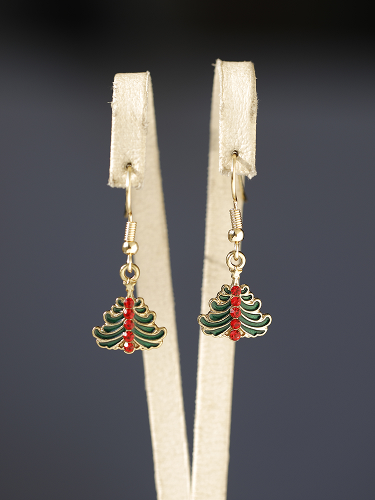 Personalized Diamond-Studded Fruit and Animal Earrings - Birds, Apples, Bees, Fish, Heels, Elephants & More - Trendy Jewelry for Fashion Lovers