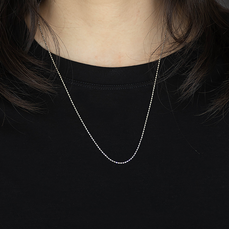 Personalized S925 Silver Adjustable Necklace for Women, Diamond Chain with Elegant Chinese Style Design